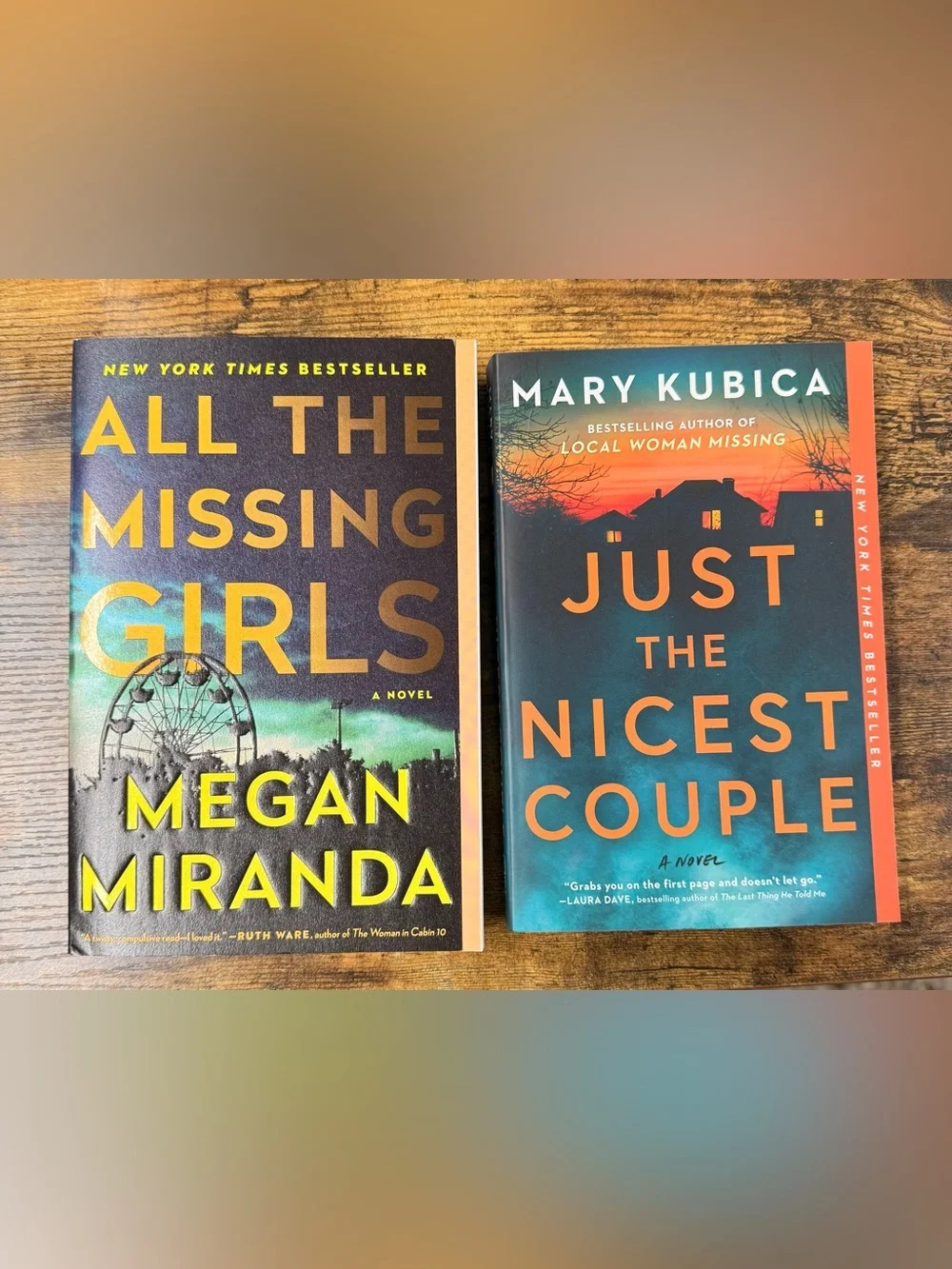 Just the Nice Couple & All the Missing Girls - Teal and Black Book Set